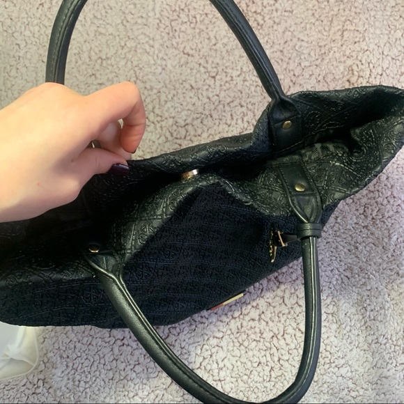 Christian Lacroix Black Pattern Purse Large - Picture 7 of 7